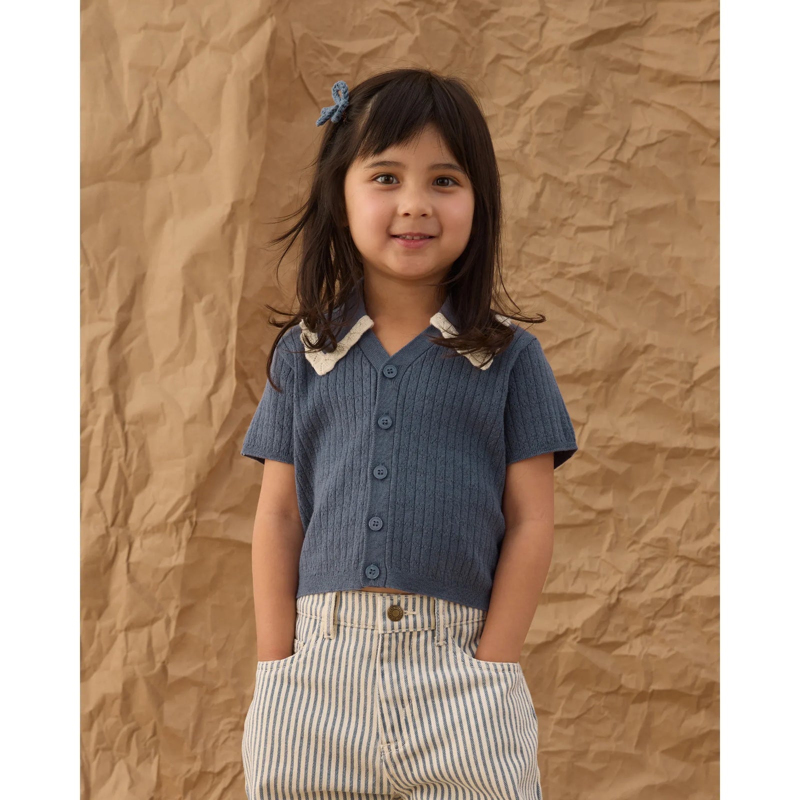 Sloane Knit Top || Marine