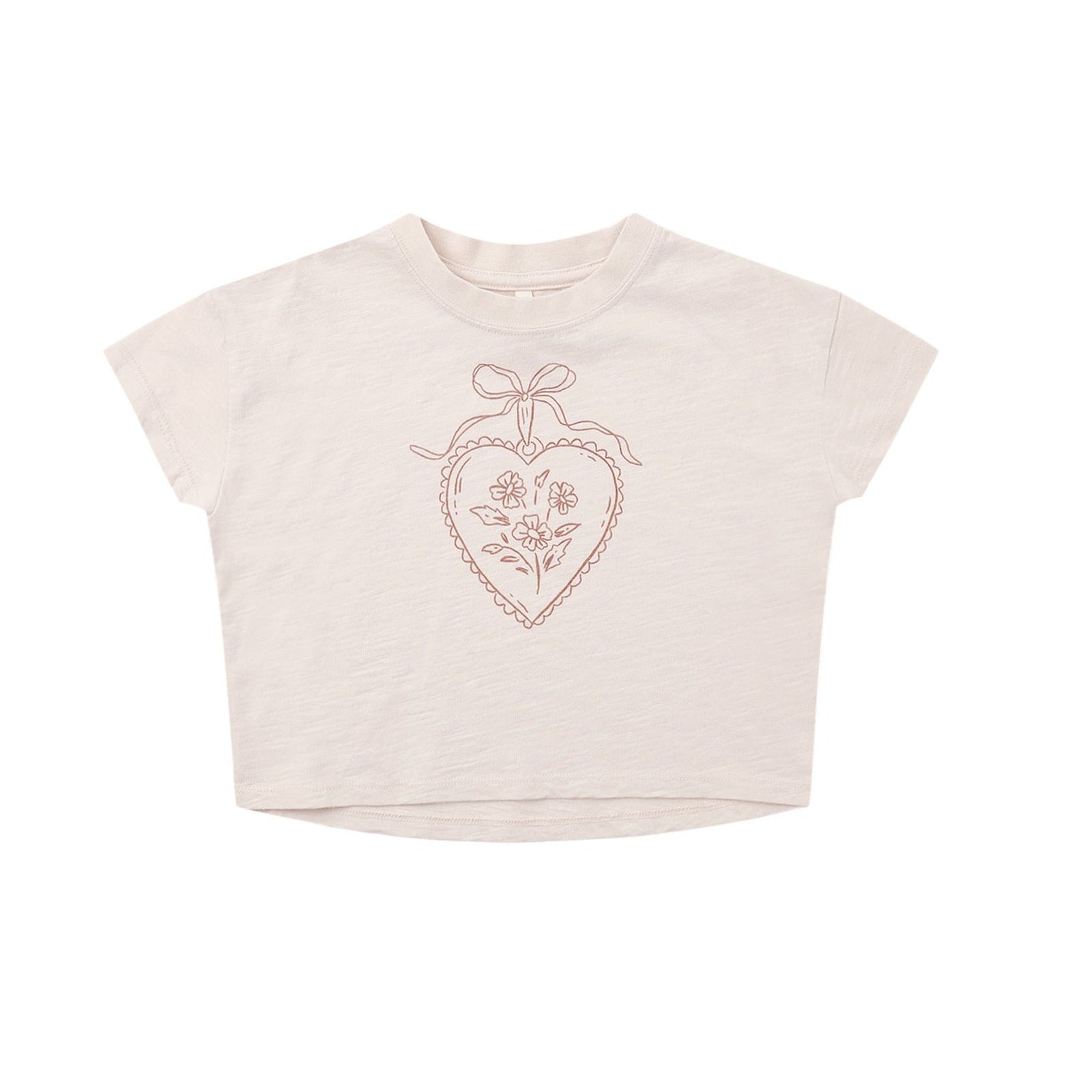Boxy Tee Heart Locket