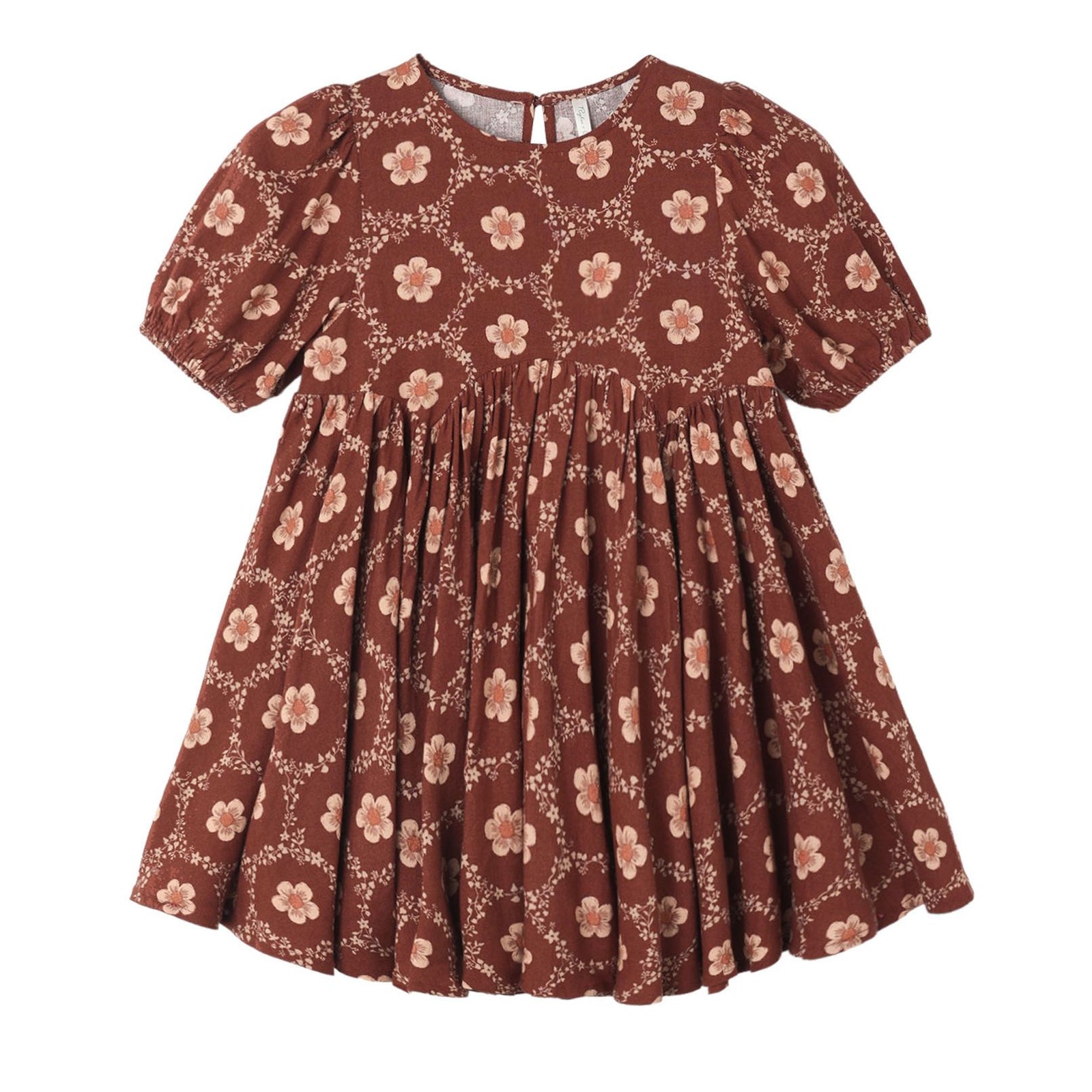 Rose Dress Brick Daisies