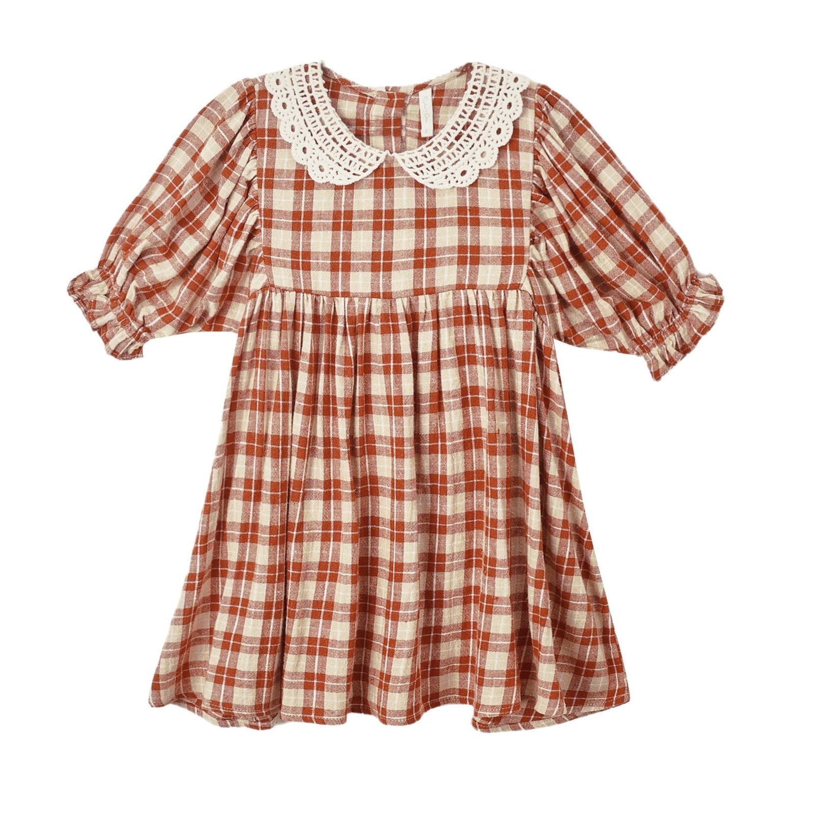 Heidi Dress || Red Plaid