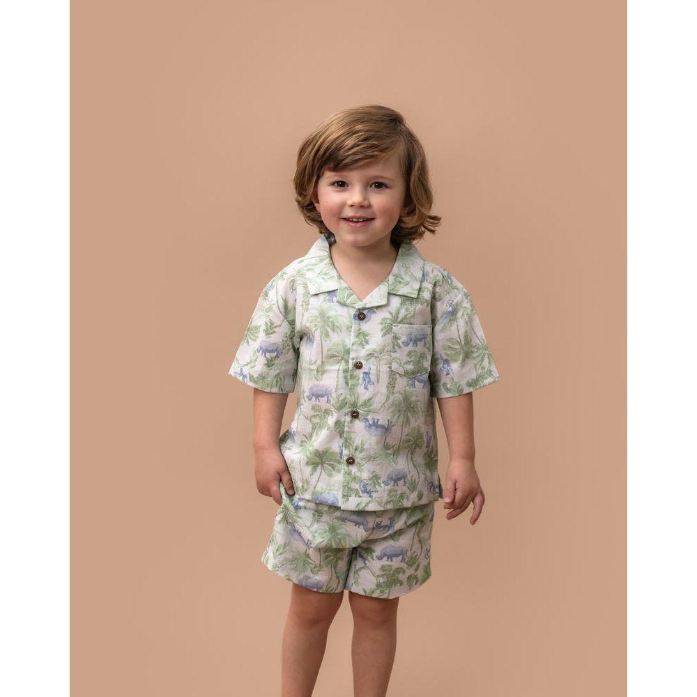 Savanna Print Shorts