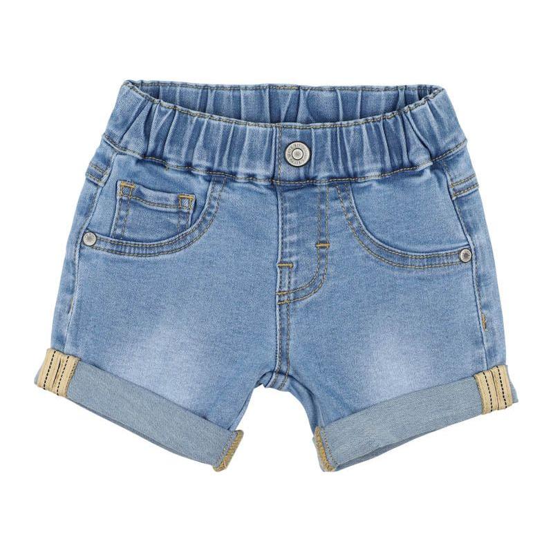 Racer Denim Shorts