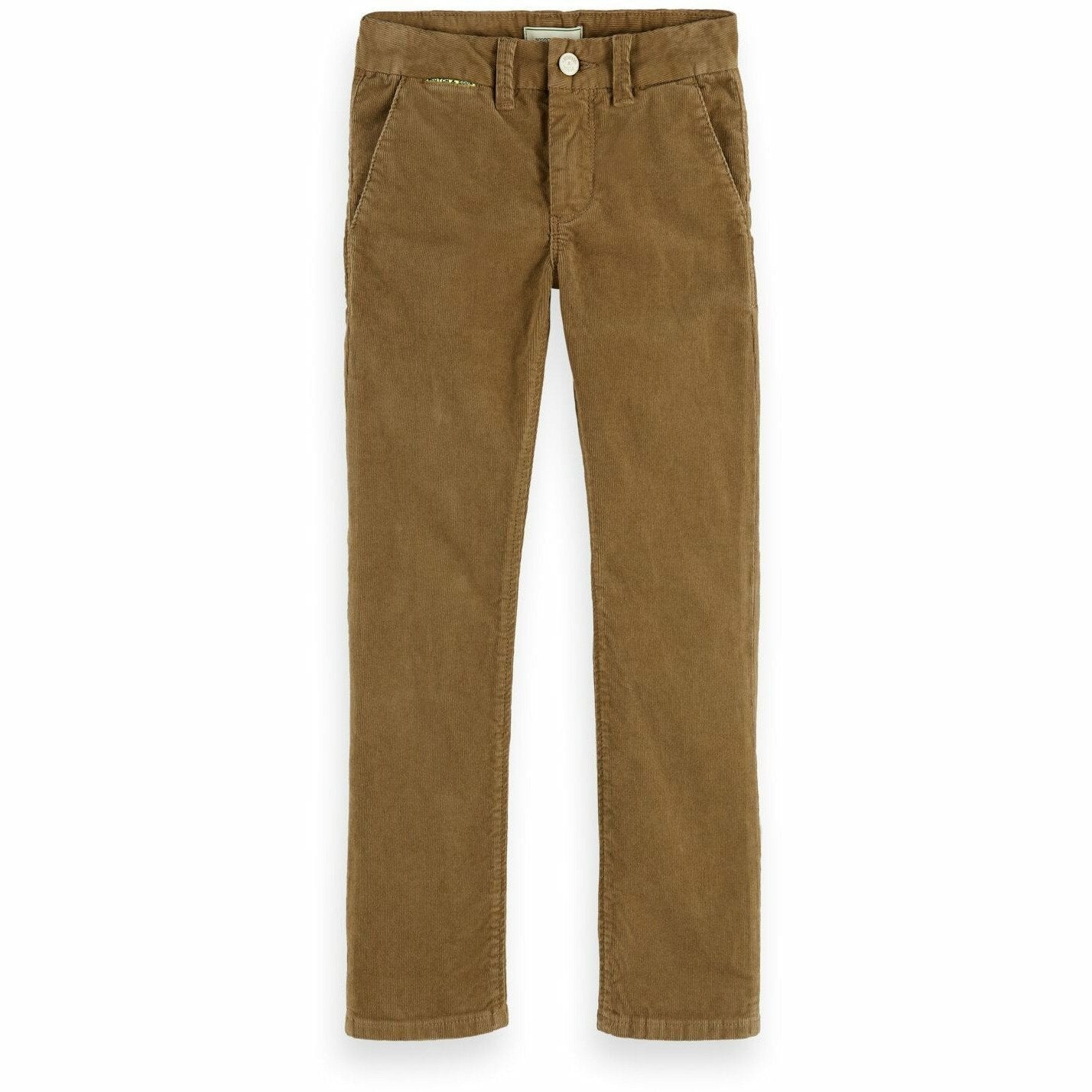 Relaxed Slim Fit Corduroy Chino - Walnut