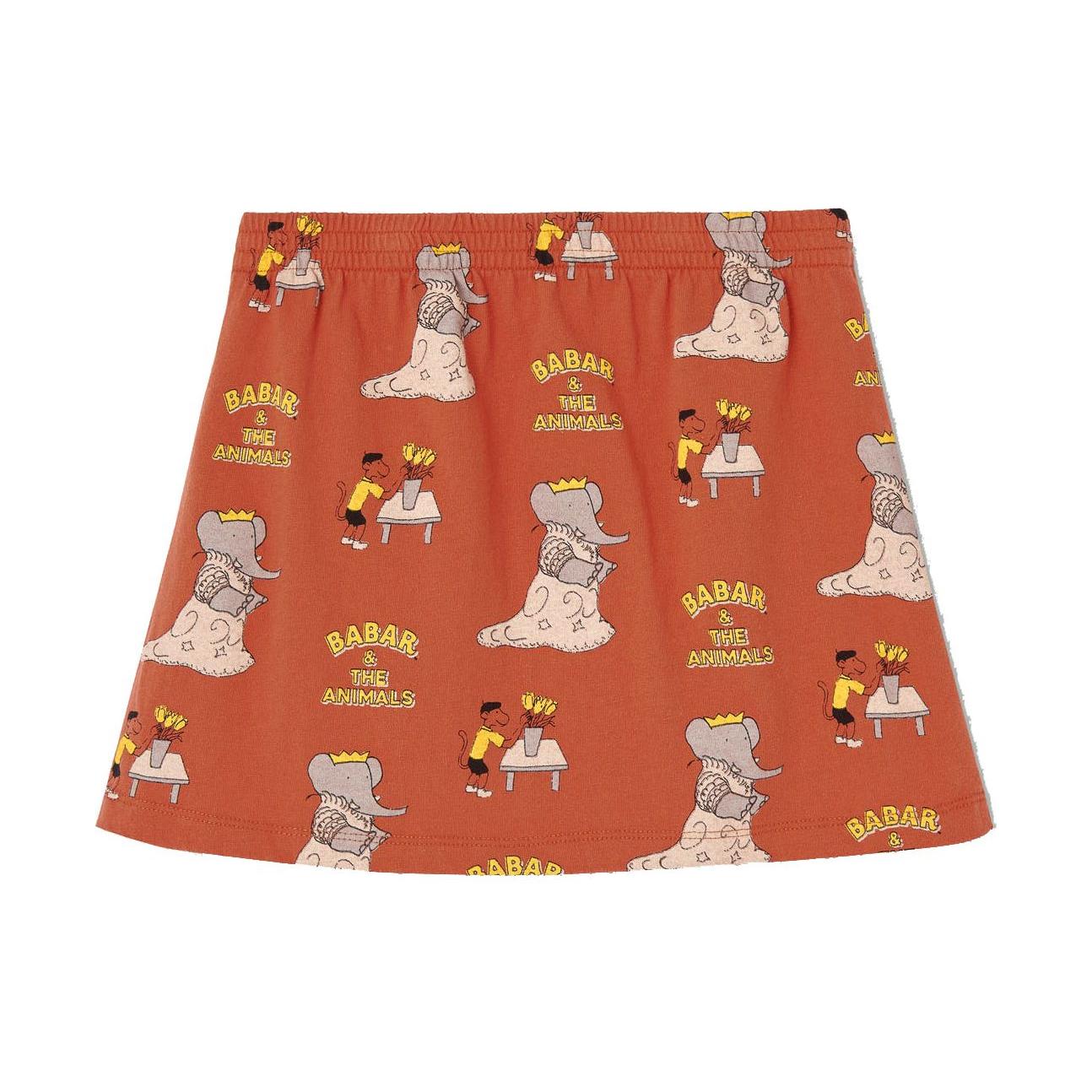 Babar Wombat Kids Skirt - Elephants Wedding