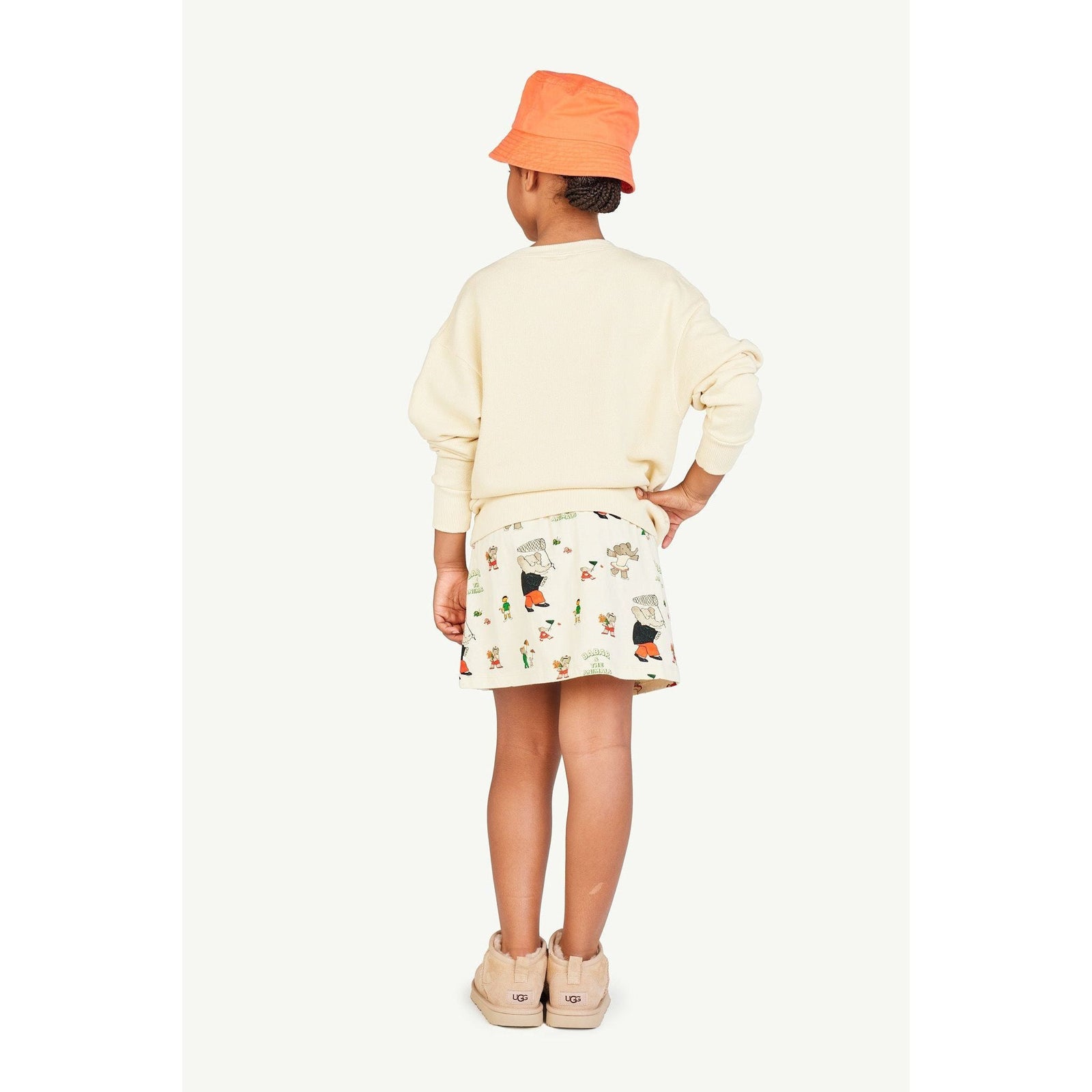 Babar Wombat Kids Skirt - Elephants Butterfly