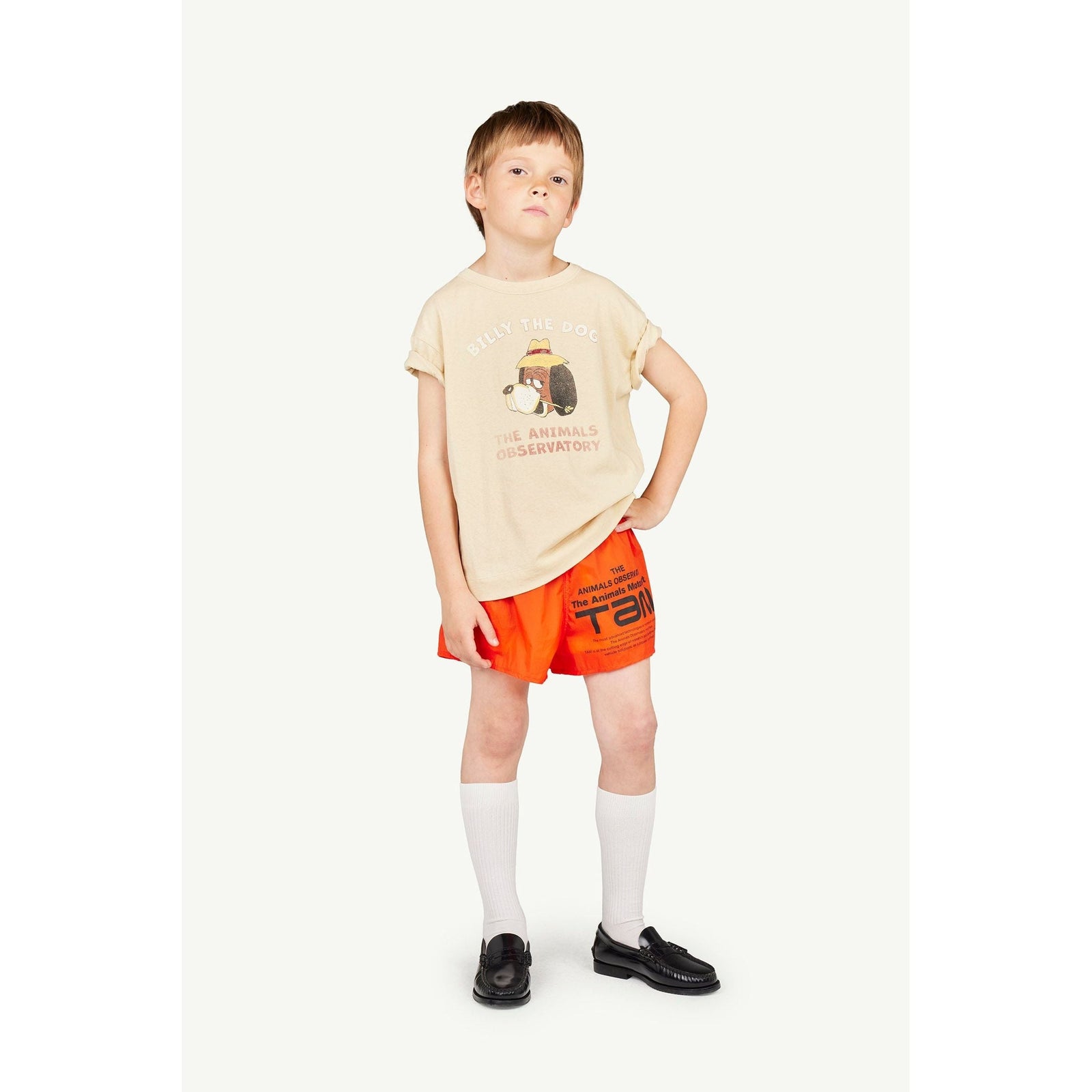 Rooster Kids T-Shirt Beige