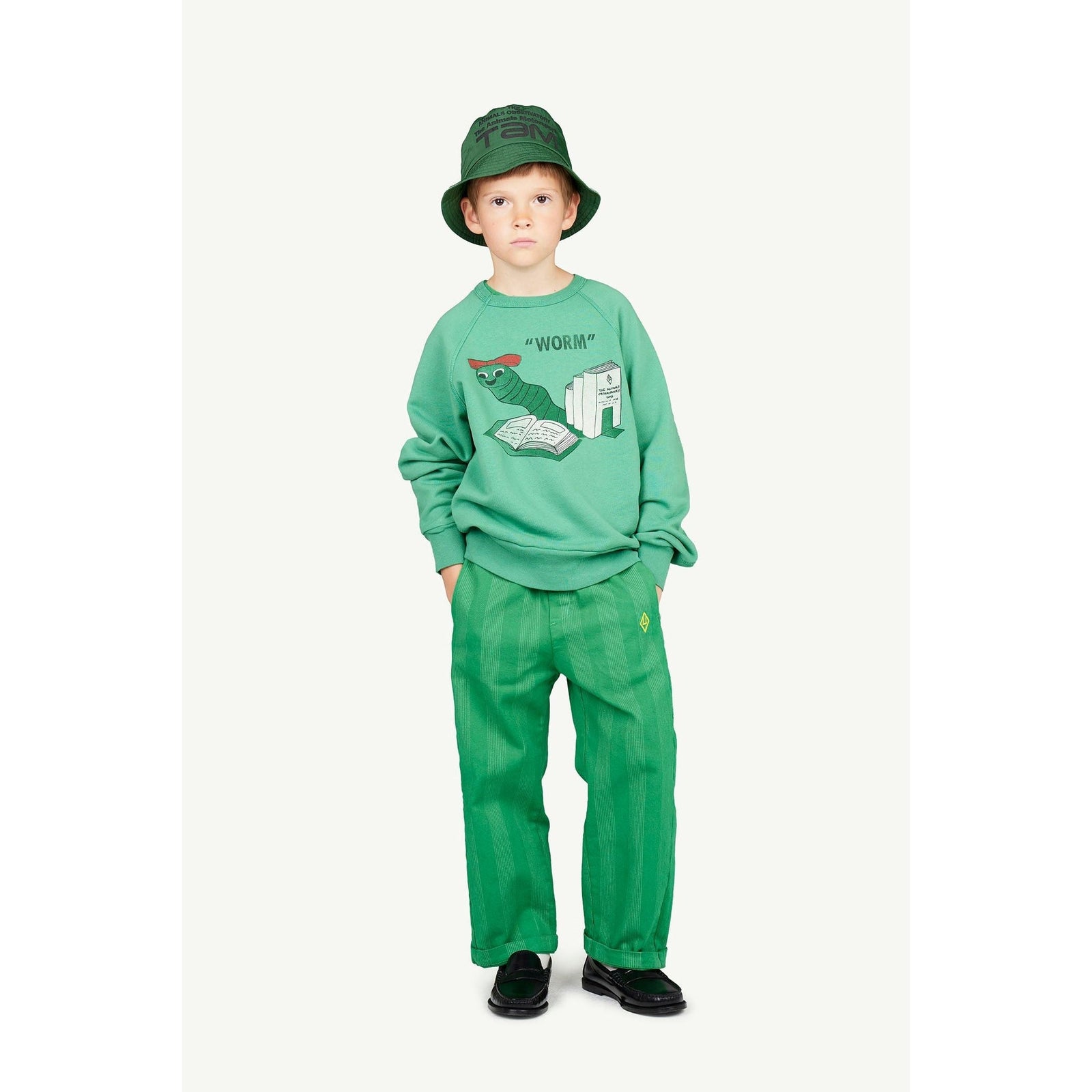 Shark Kids Sweatshirt Green