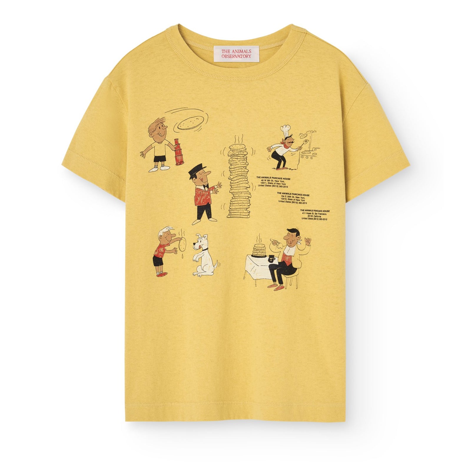 Yellow Comic Rooster T-Shirt