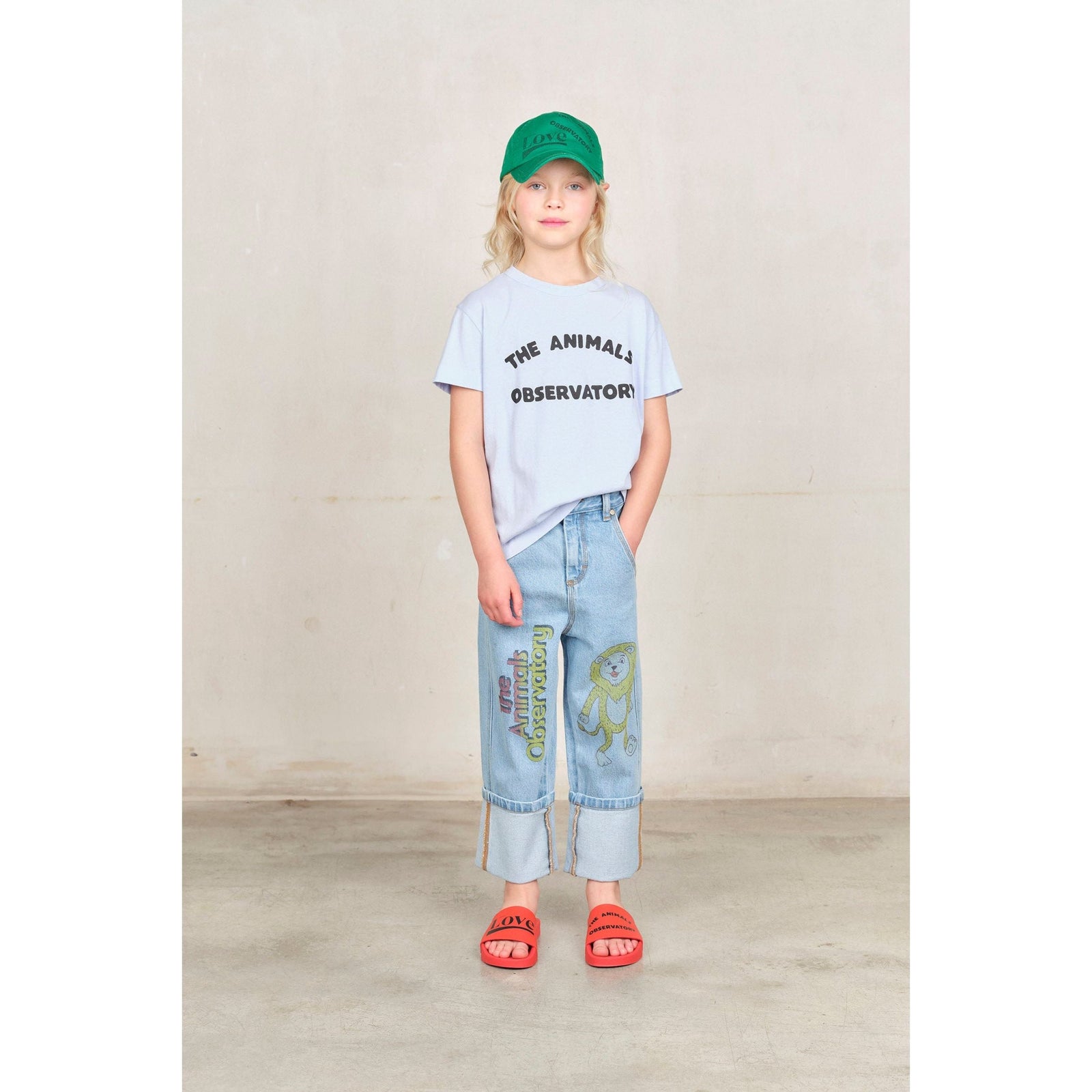 Soft Blue Rooster T-Shirt