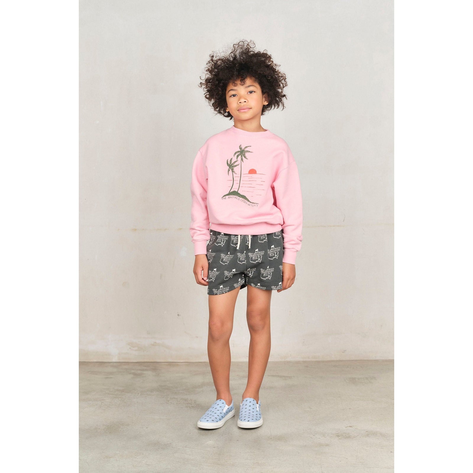 Pink Sunset Bear Sweatshirt
