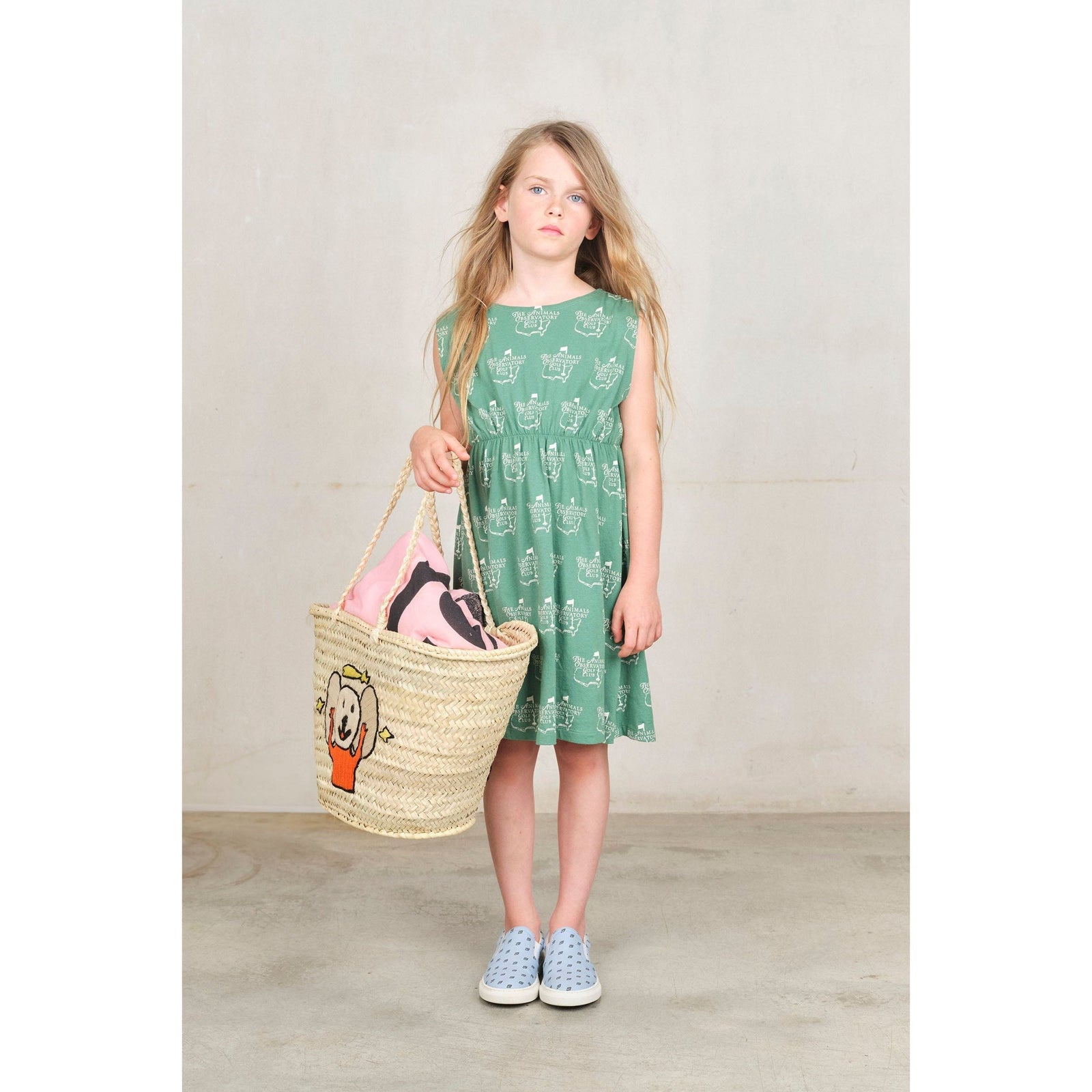 Green Cool Jersey Marten Midi Dress