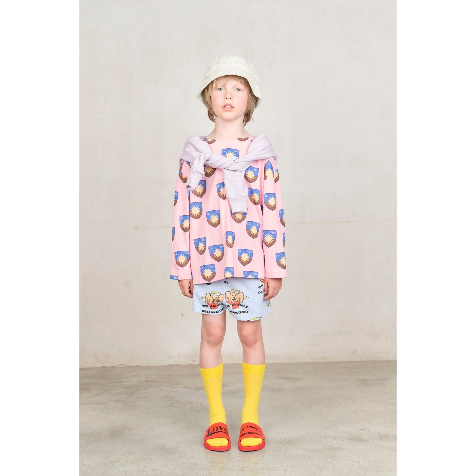 Soft Blue Poodle Shorts