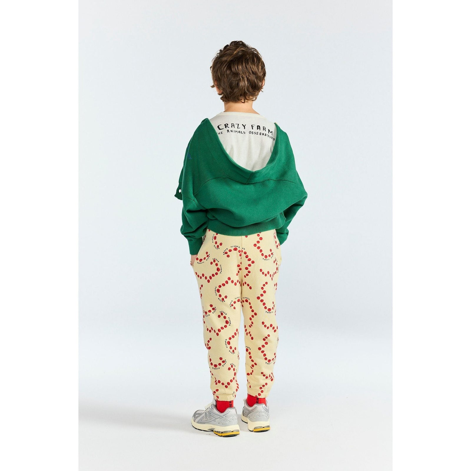Anteater Kid Long Sleeve T-Shirt White Strokes