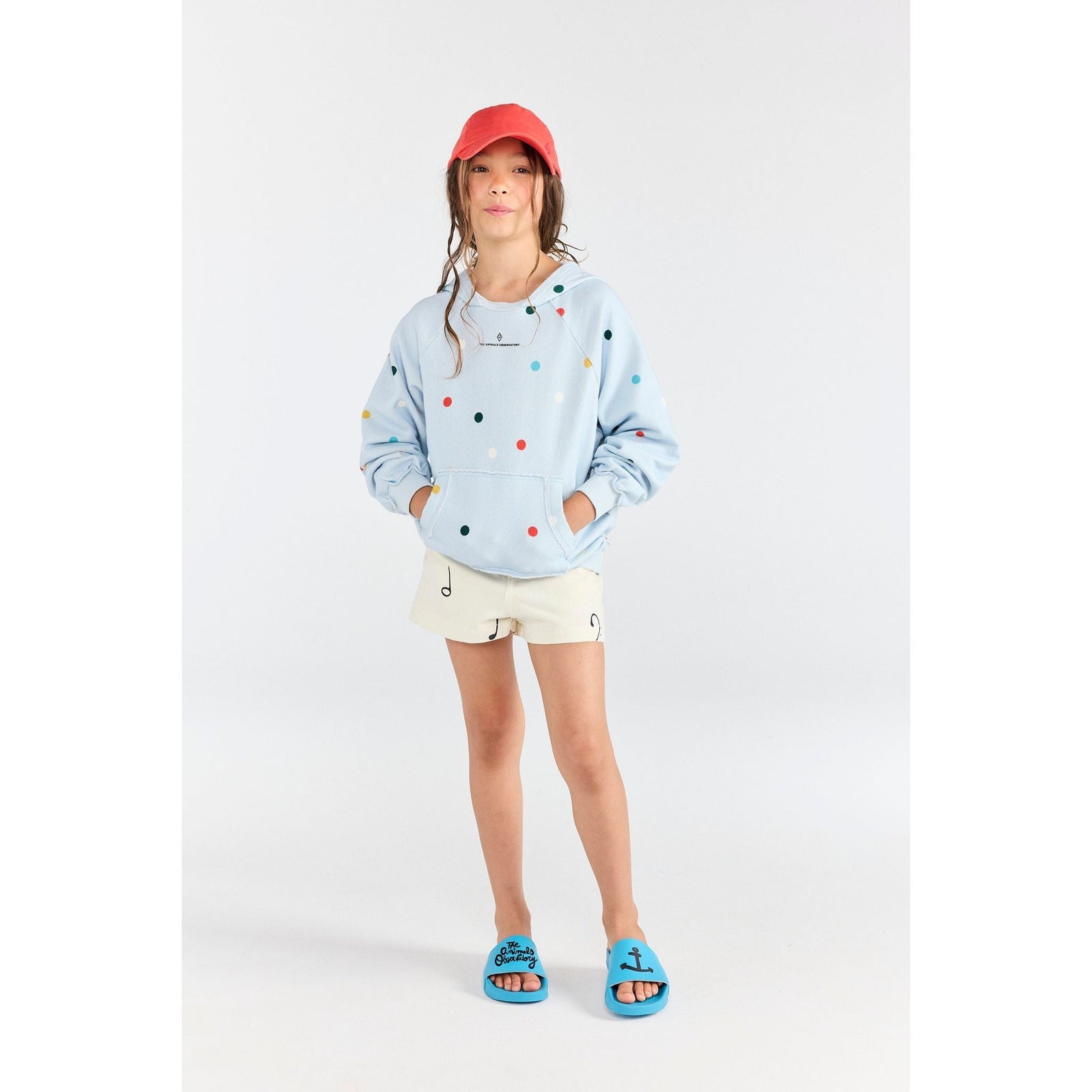 Beaver Kid Hoodie Blue