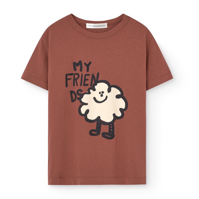 Rooster Kid T-Shirt Brown