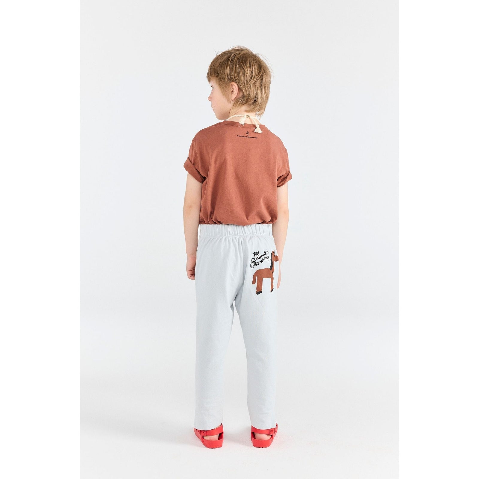 Rooster Kid T-Shirt Brown