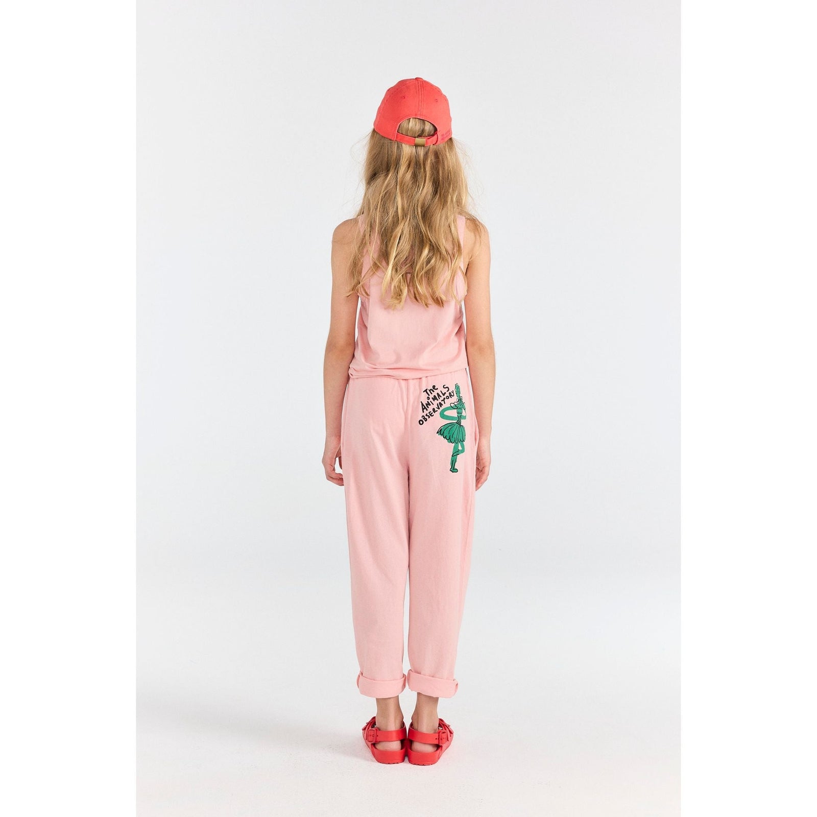 Frog Kid Tank Top Soft Pink