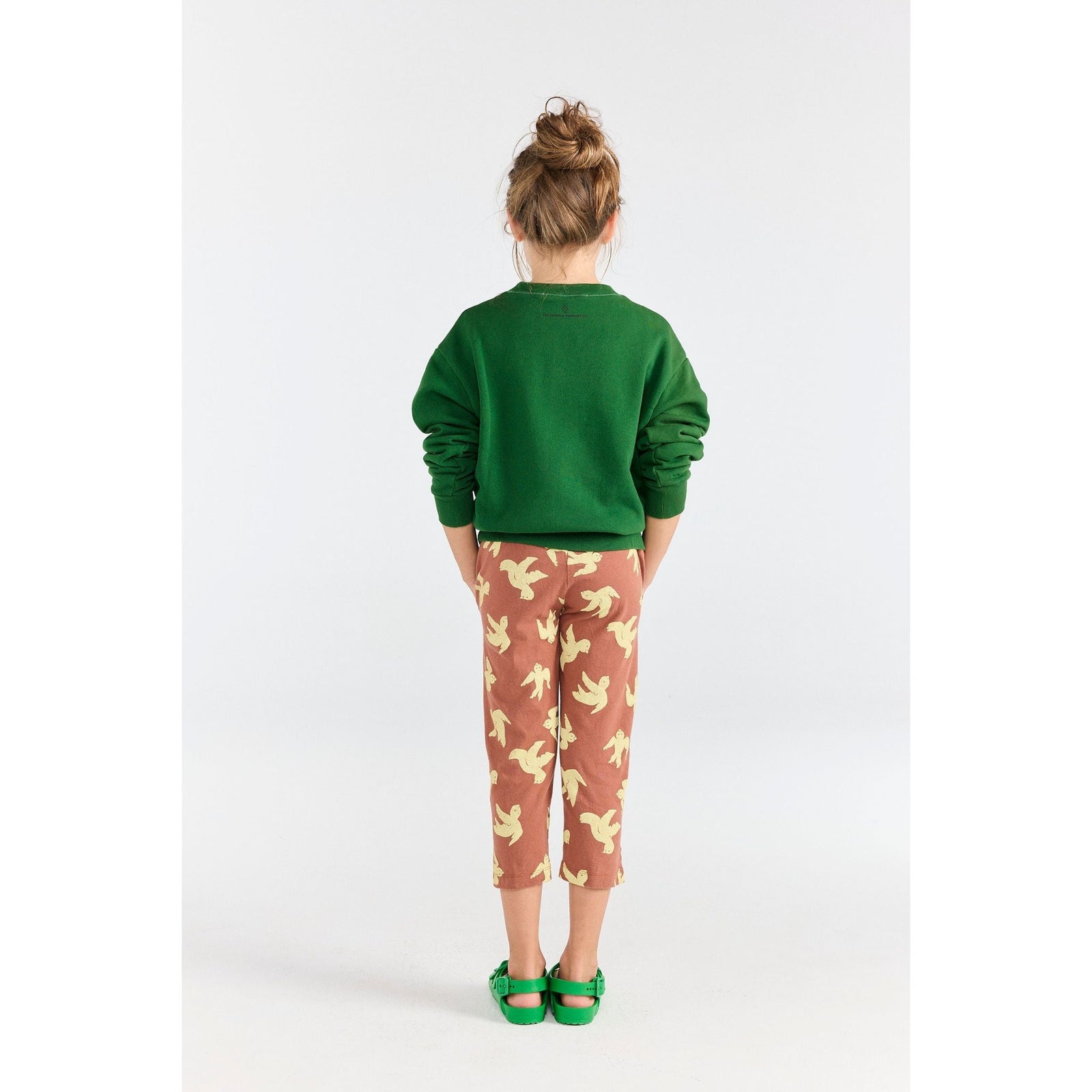 Bear Kid Sweatshirt Dark Garden