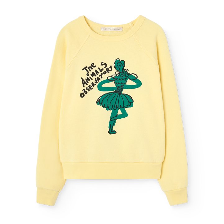 Shark Kid Sweatshirt Soft Yellow