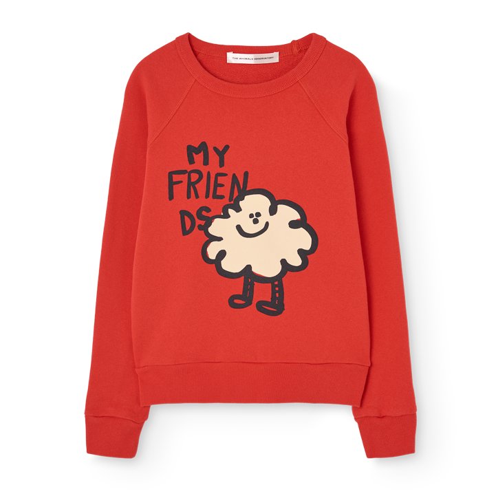 Shark Kid Sweatshirt Red