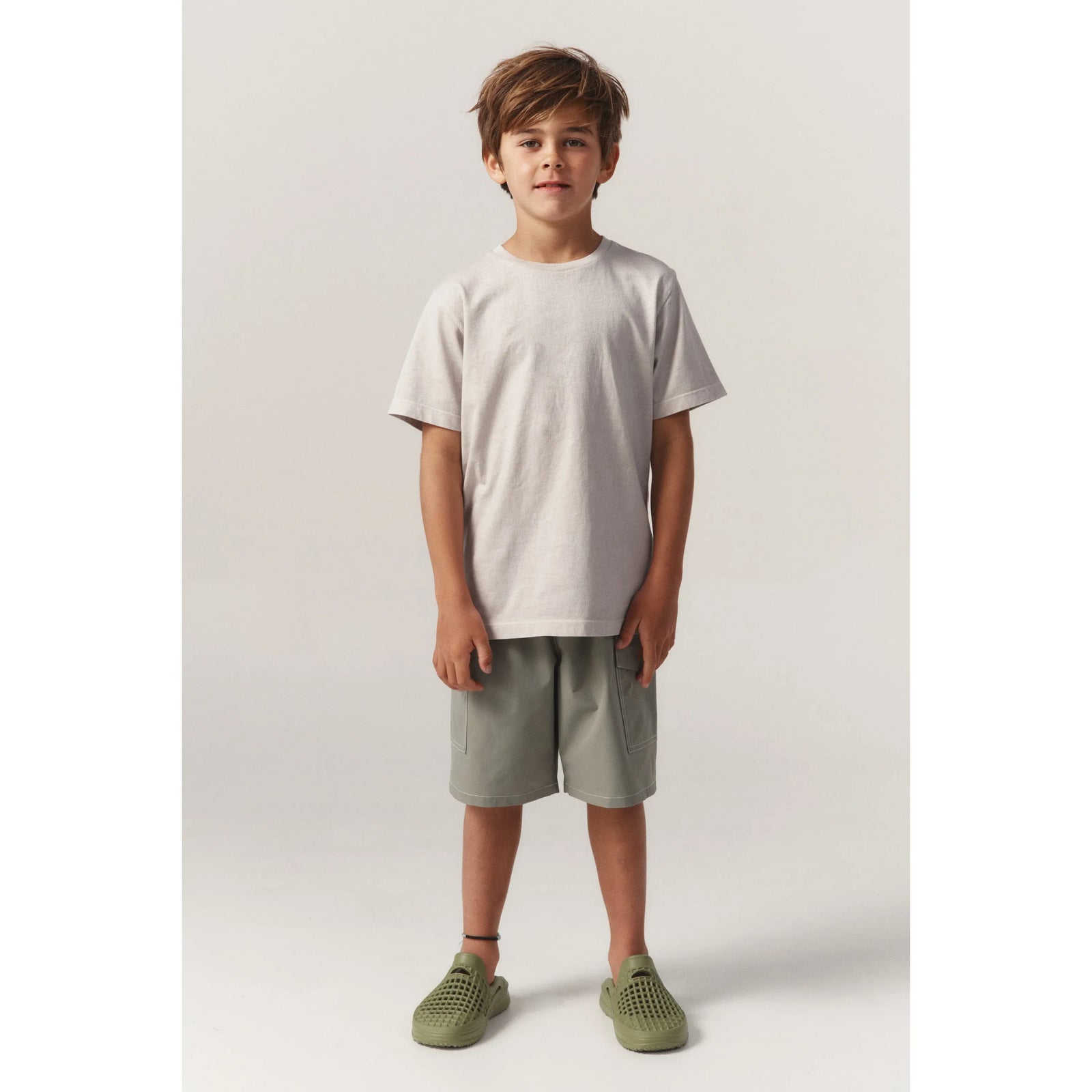 Charger SS Tee Light Grey
