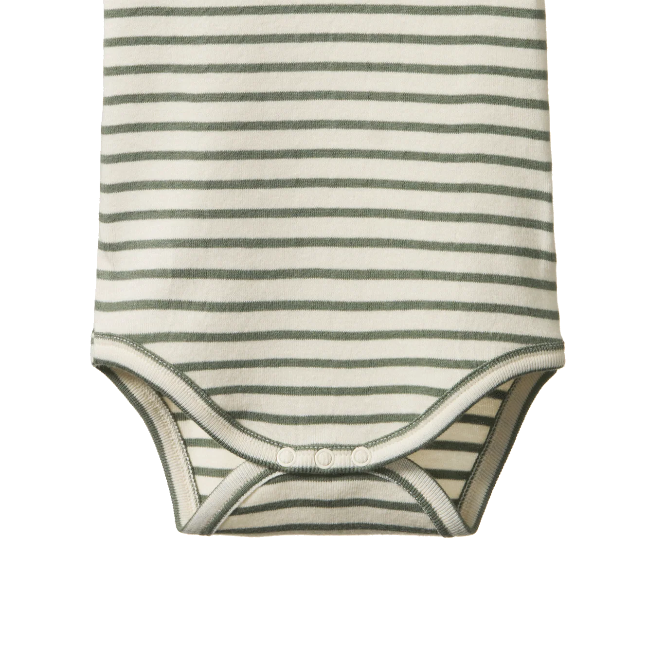 Short Sleeve Bodysuit - Nettle Sailor Stripe