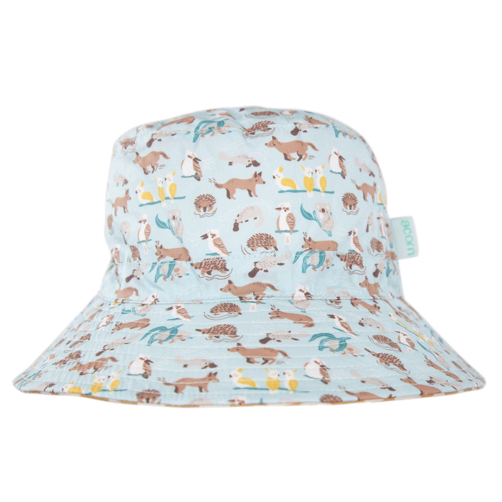 Aussie Bush Friends Wide Brim Bucket Hat