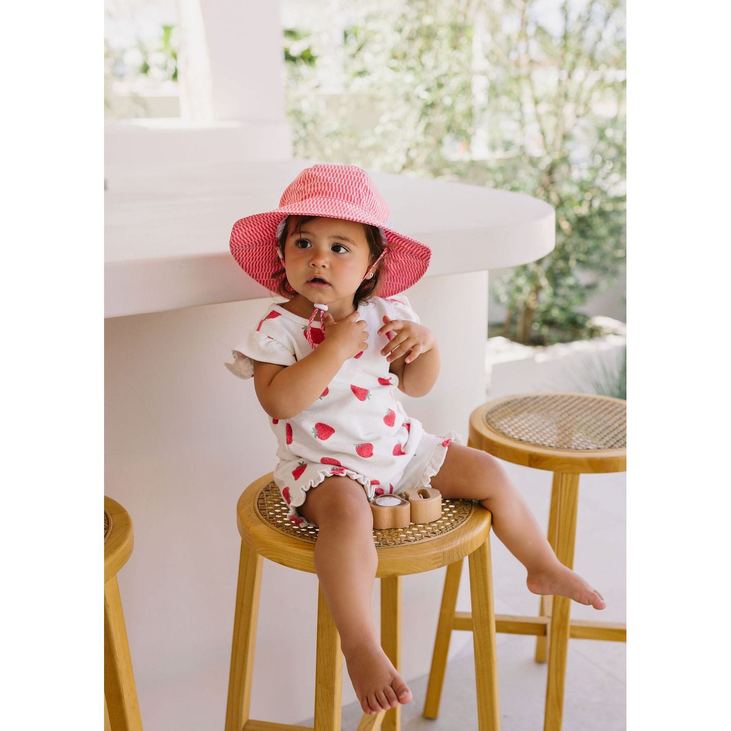 Cotton Candy Wide Brim Sunhat