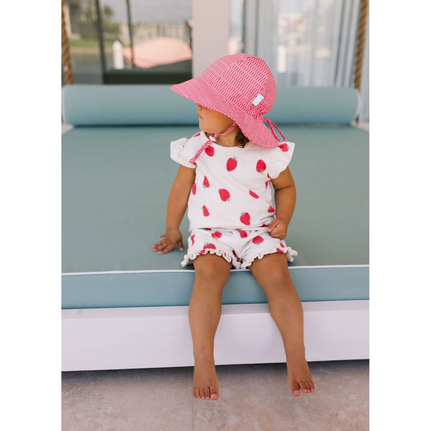 Cotton Candy Wide Brim Sunhat