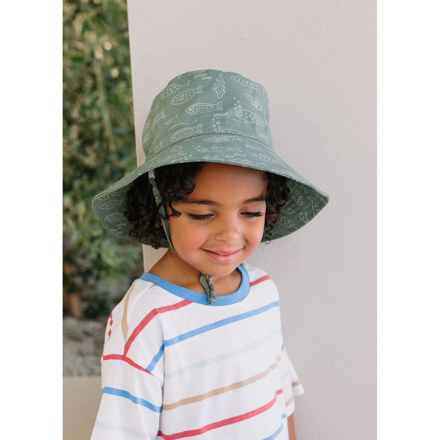 School Of Fish Wide Brim Bucket Hat