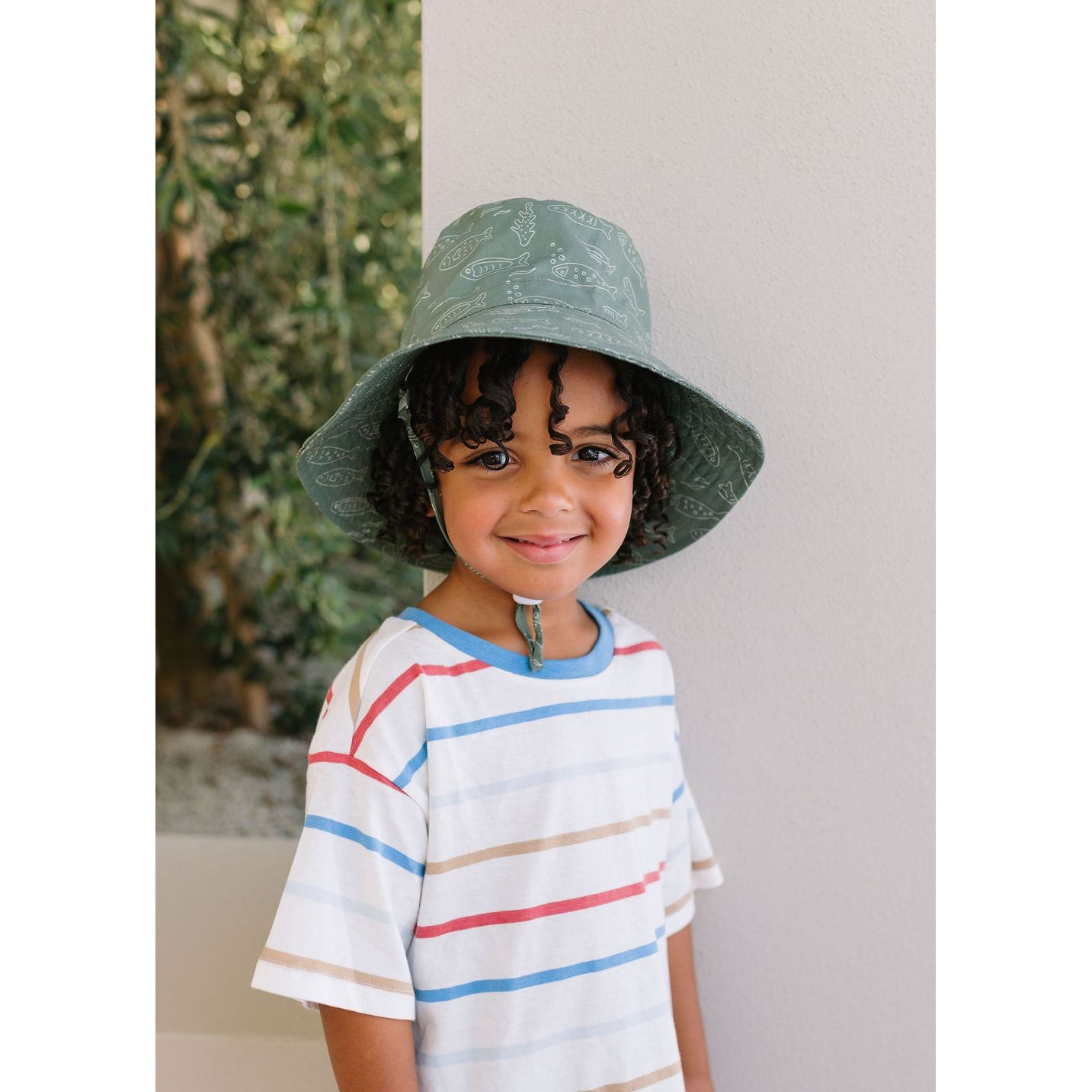 School Of Fish Wide Brim Bucket Hat