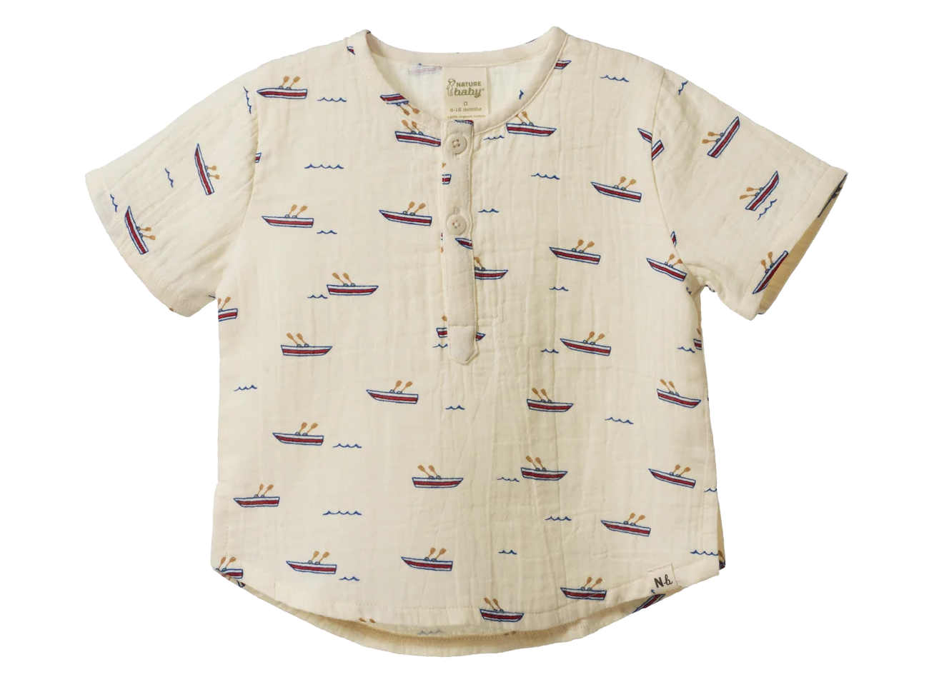 SS Caravan Shirt Muslin - Row Boats Print