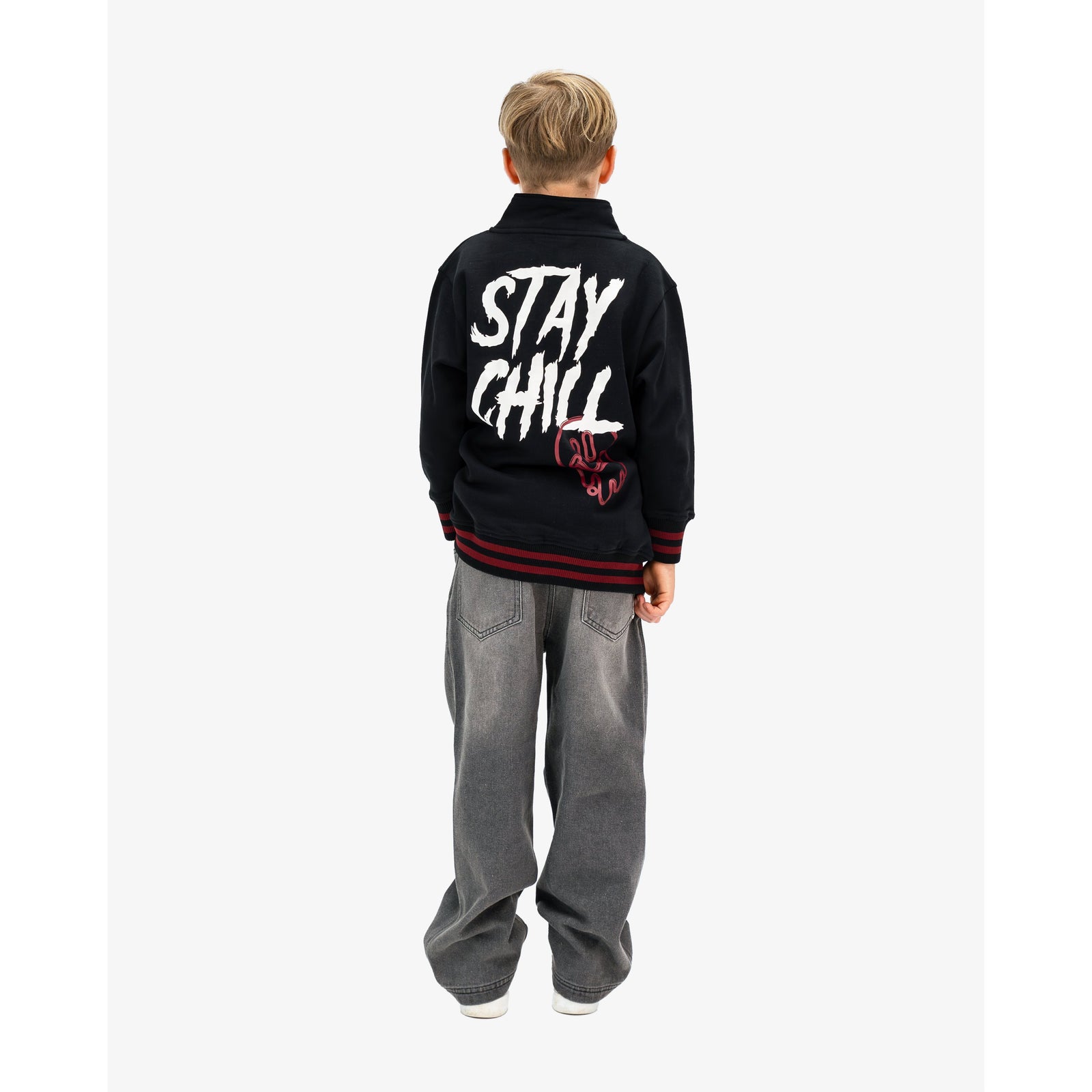 Stay Chill Quarter-Zip Crew