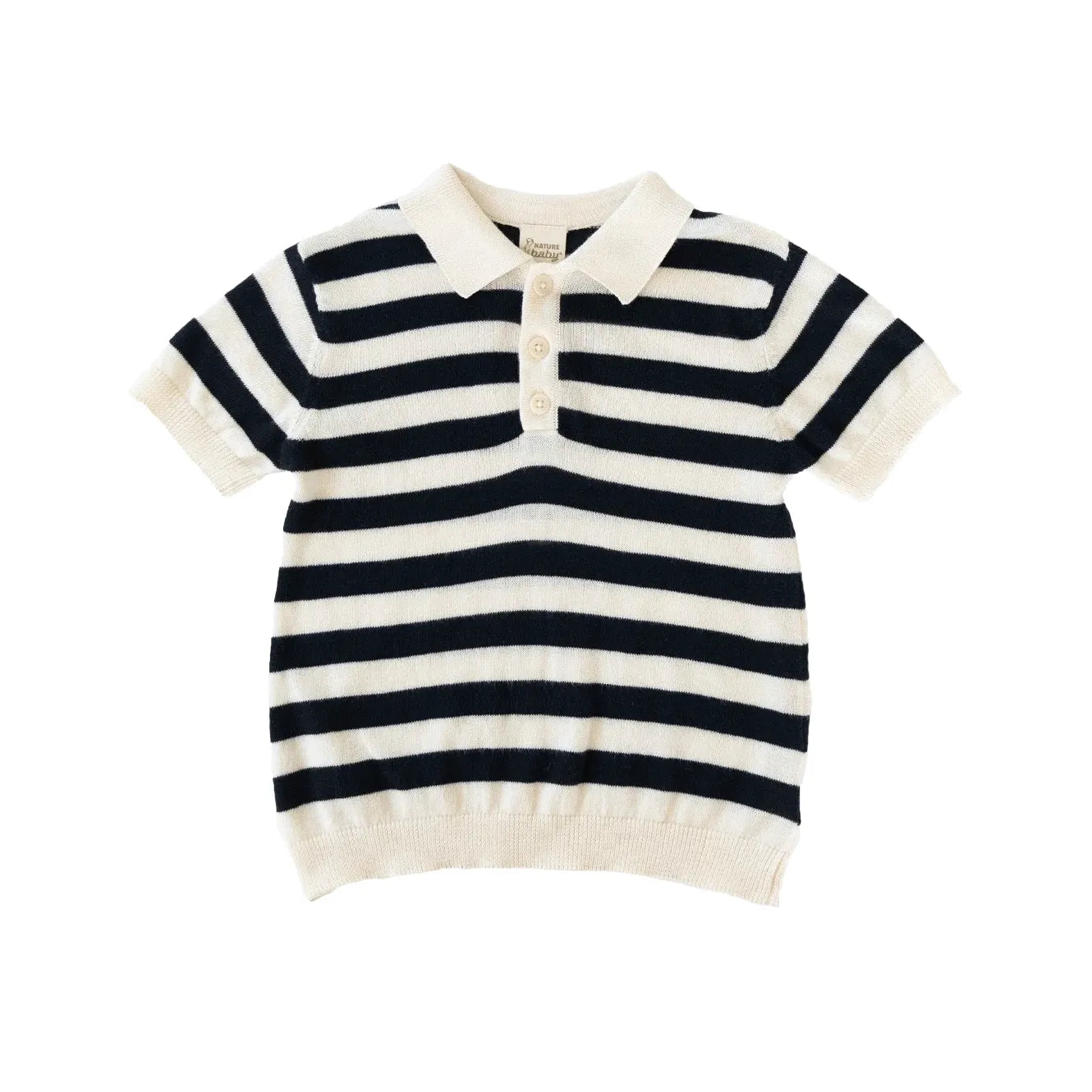 Stevie Polo - Navy Bold Stripe