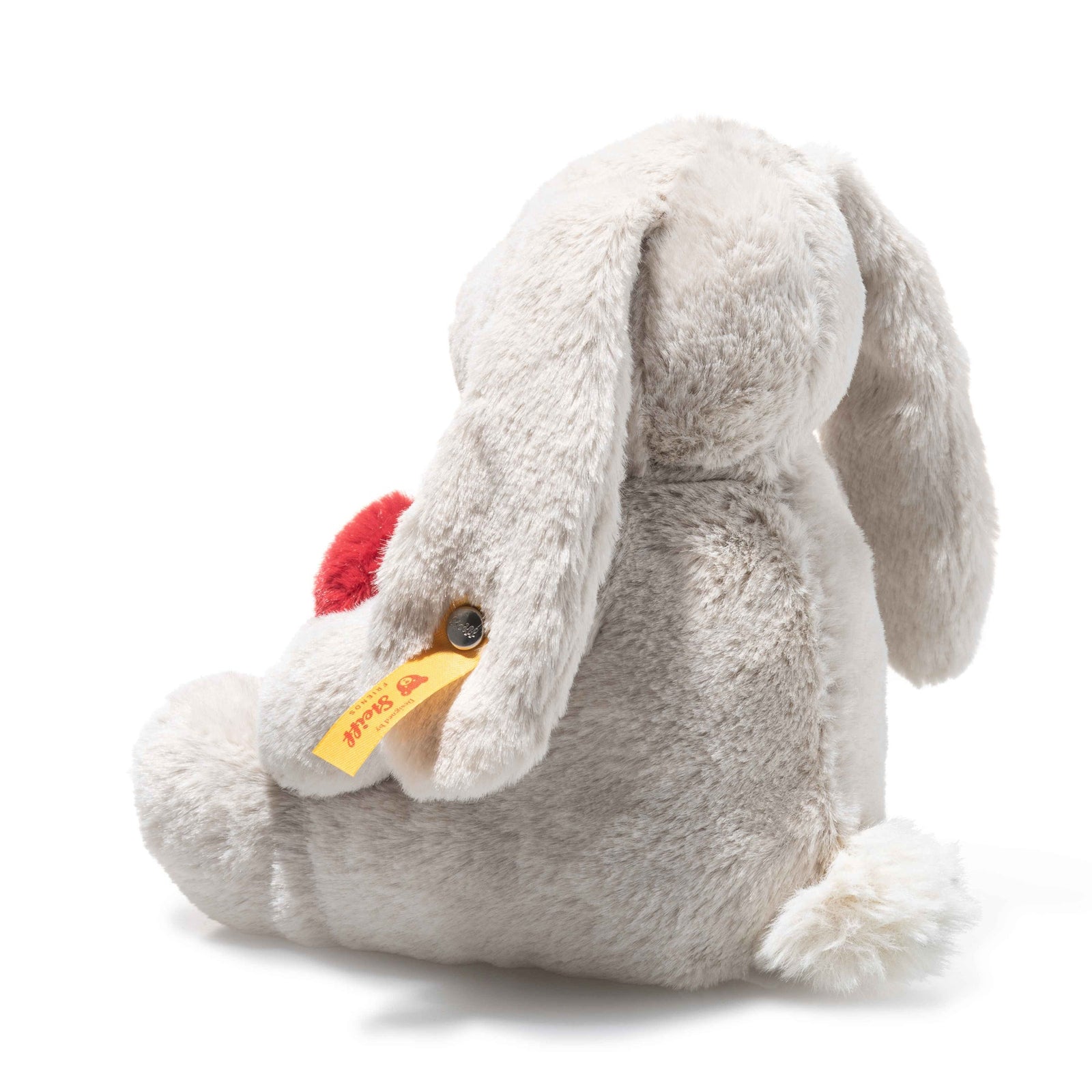Steiff Soft Cuddly Friends Hoppie Rabbit Love Grey