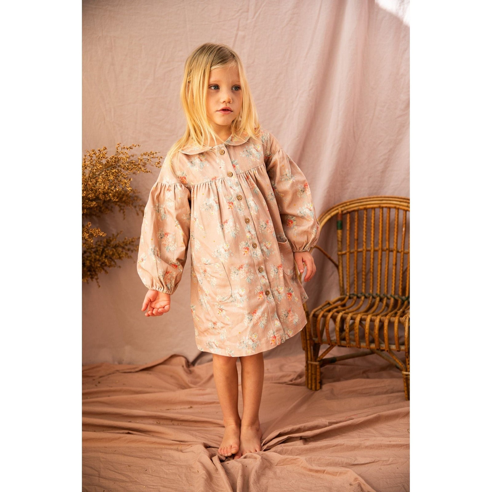 Stevie Dress-Lamb Chop Country Garden