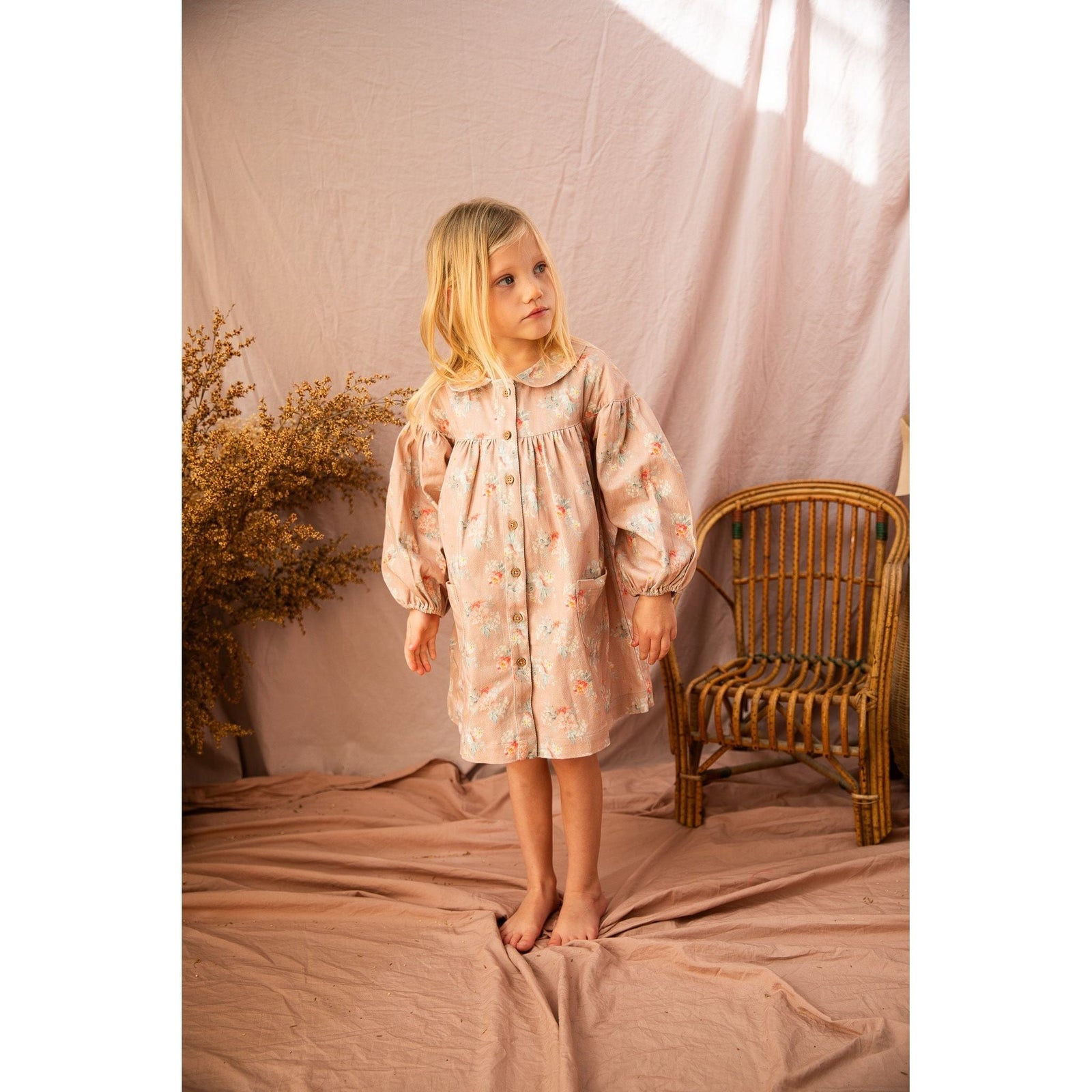 Stevie Dress-Lamb Chop Country Garden