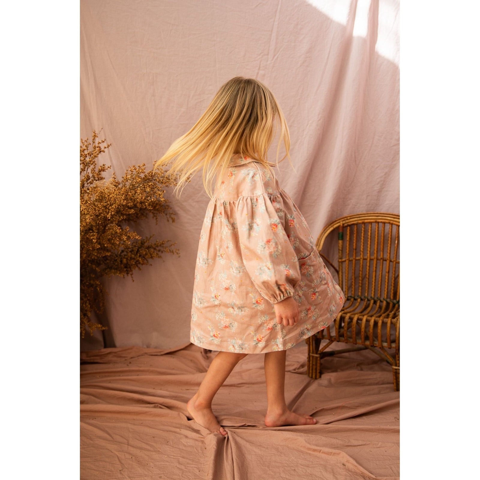 Stevie Dress-Lamb Chop Country Garden