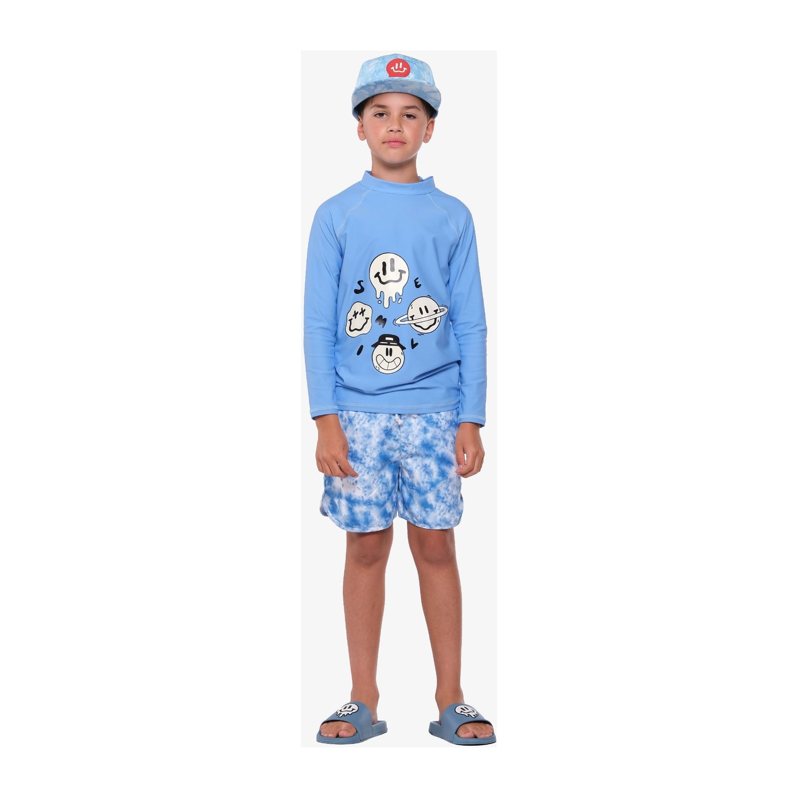 Blue Tie-Dye Boardies