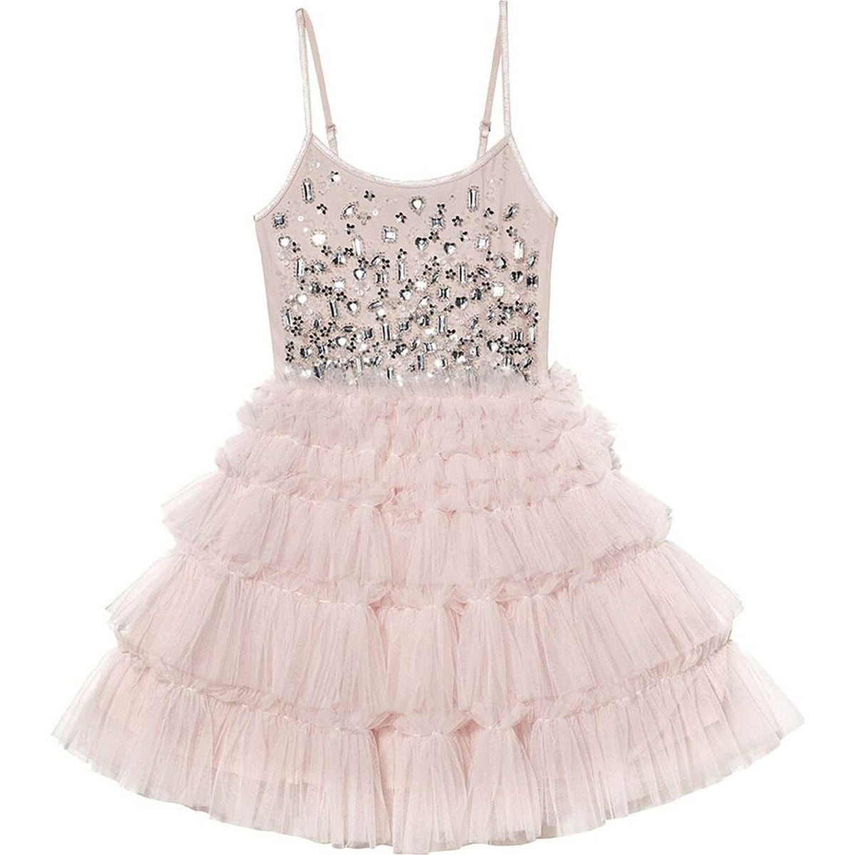 Glittering Tutu Dress - Crystal Pink