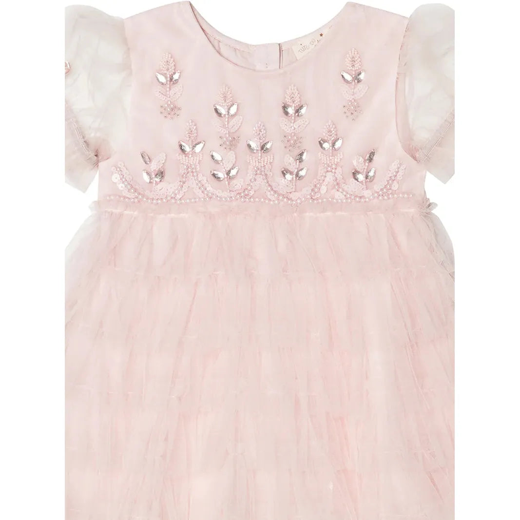 Bebe Field Of Dreams Tulle Dress - Pink
