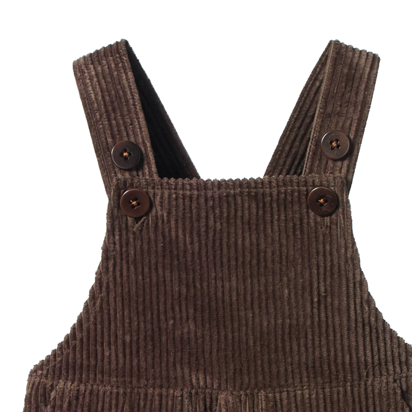 Teddy Overalls - Pinecone