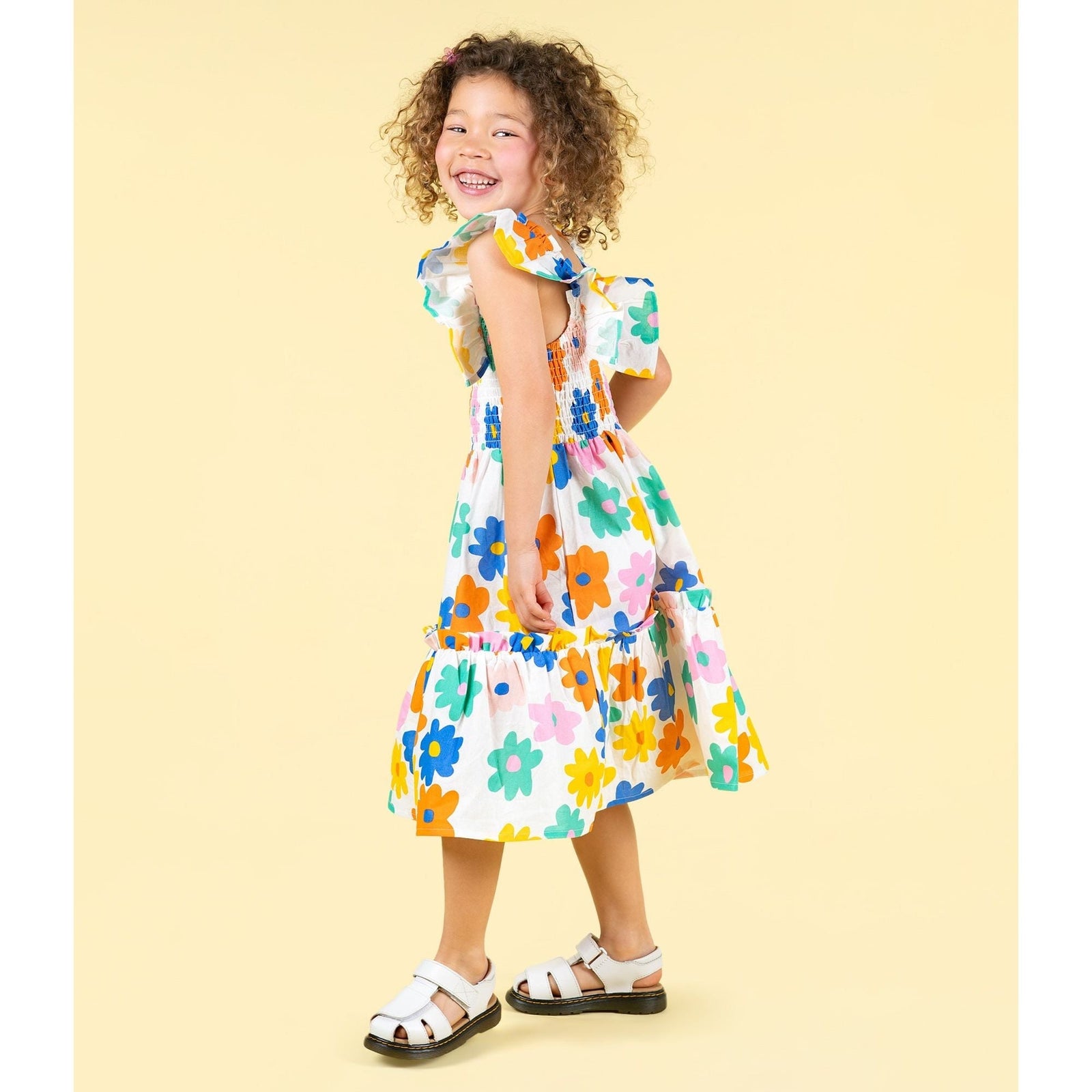 Love Me Do Shirred Dress