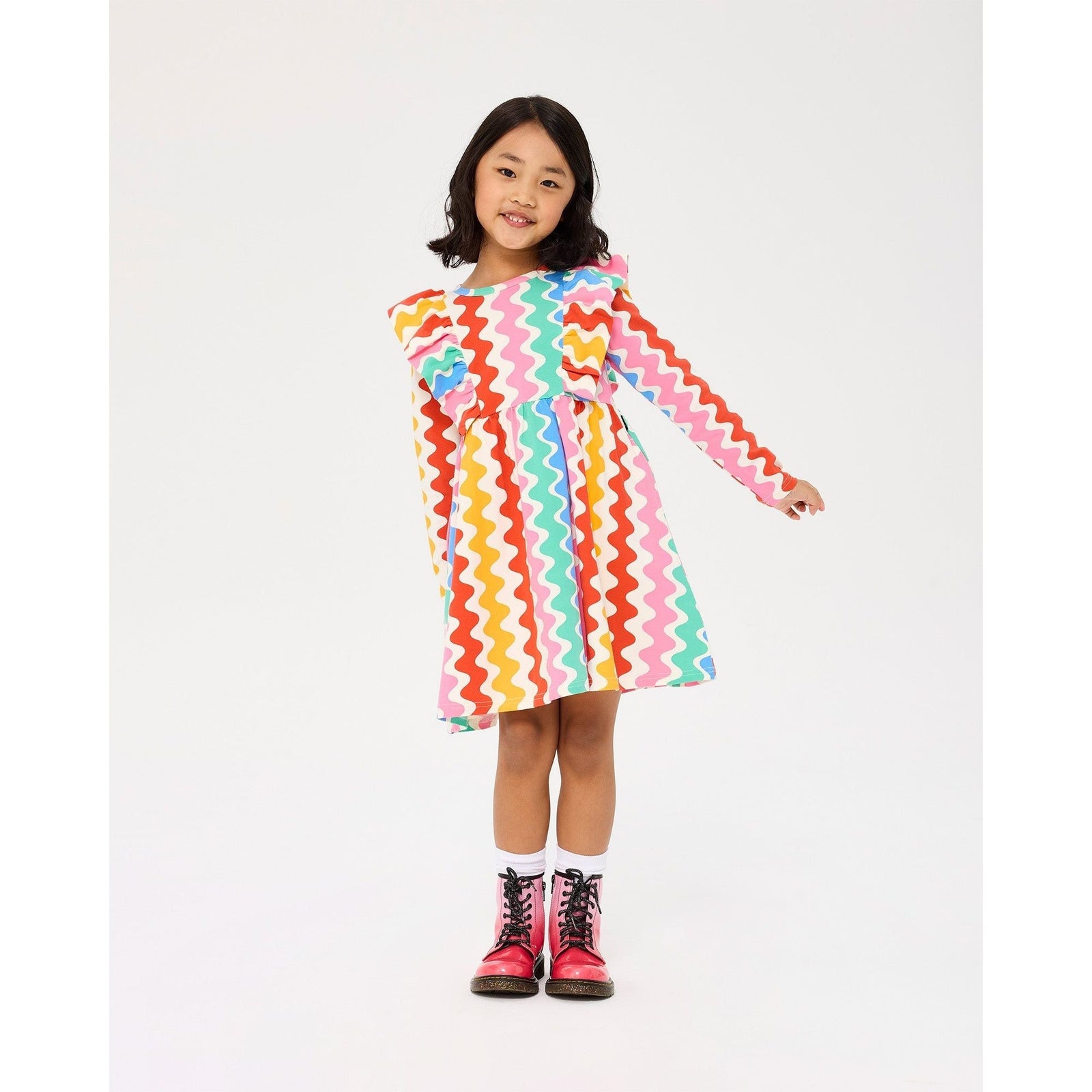 Ric Rac Long Sleeve Dress