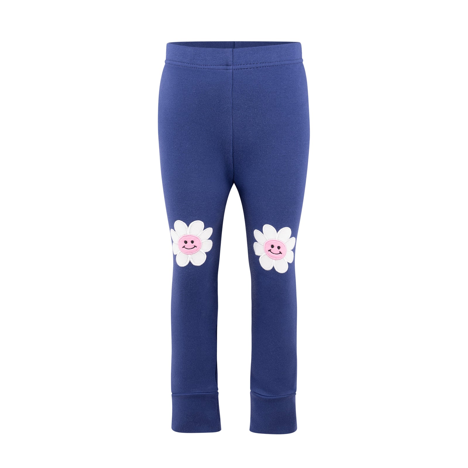Navy Daisy Tights