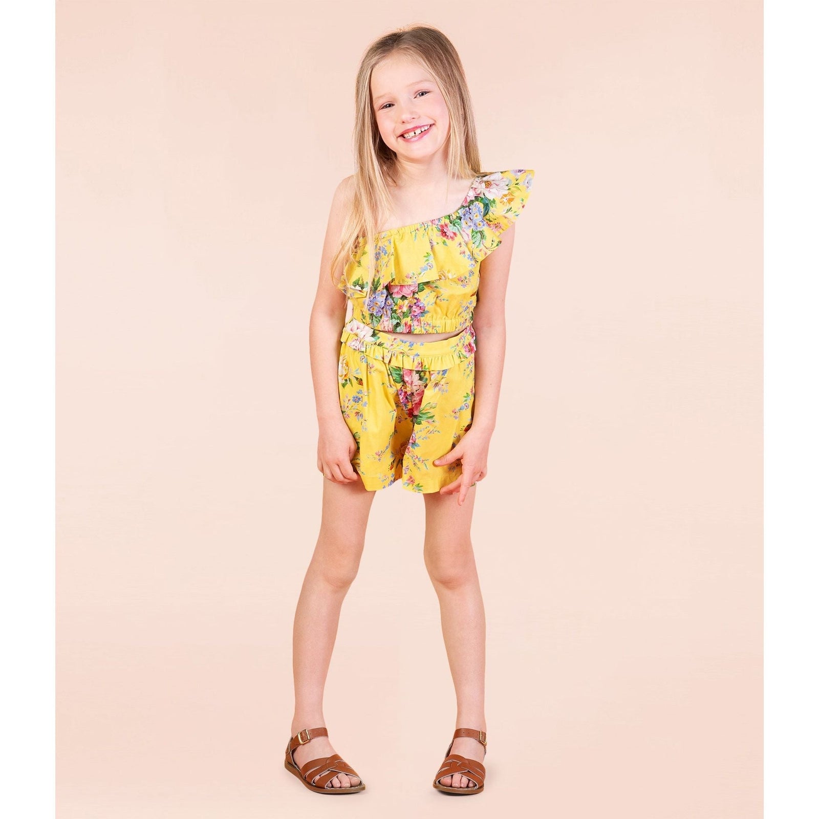 Beatrice Asymmetrical Frill Top