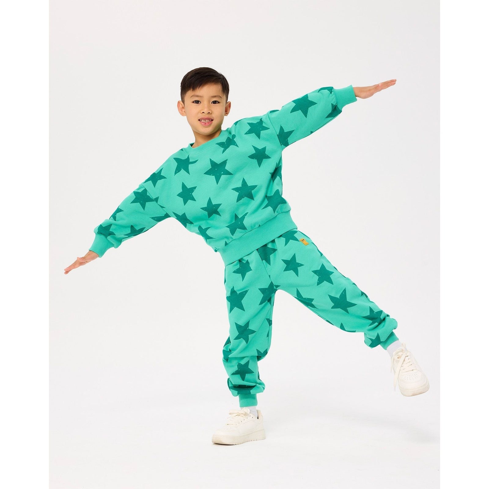 Green Star Track Pants