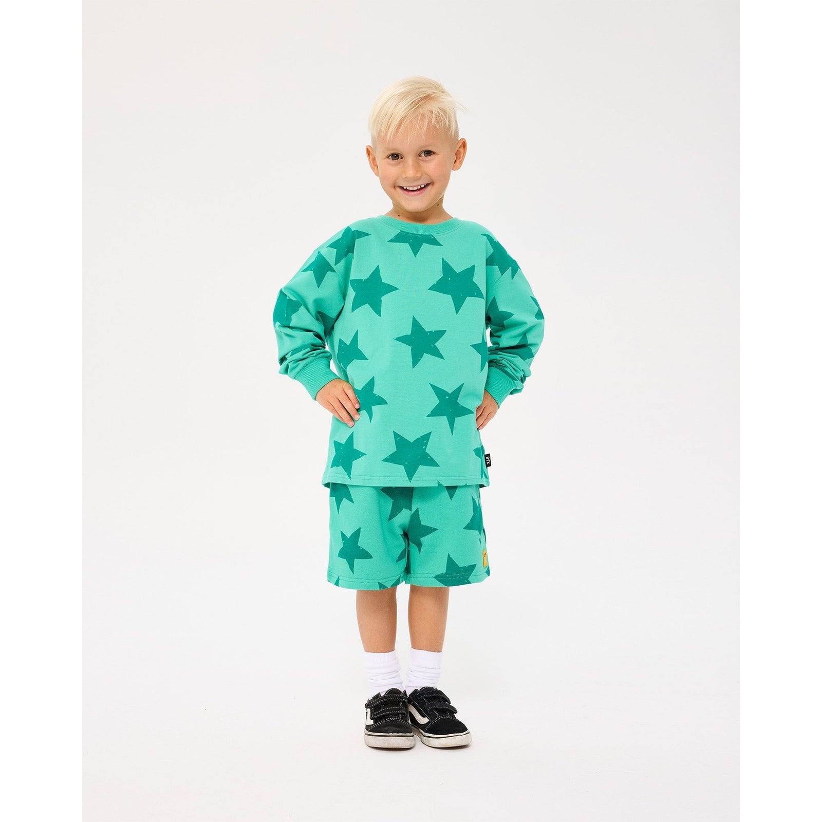 Green Star Long Sleeve T-Shirt