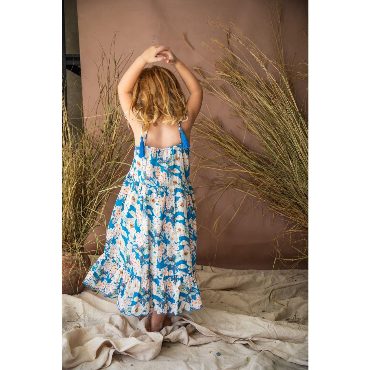 Treasure Dress-Moroccan Blue
