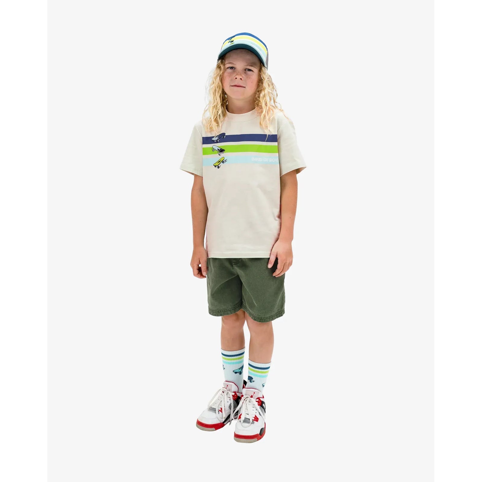 Triple Stripe Socks Size